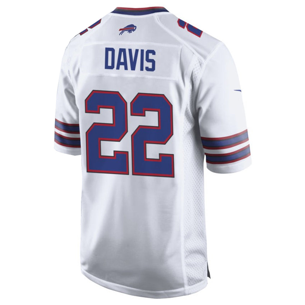 Elroe B.Bills #22 Ray Davis Player White Home Game Stitched Jerseys