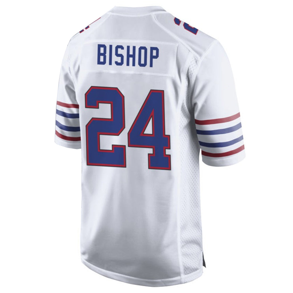 Elroe B.Bills #24 Cole Bishop Player White Alternate Limited Home Game Stitched Jerseys