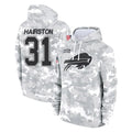 Elroe B.Bills #31 Maxwell Hairston Player Arctic Camo Salute to Service Hoodies Limited Stitched Jerseys