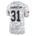 Elroe B.Bills #31 Maxwell Hairston Player Arctic Camo Salute to Service Limited Stitched Jerseys