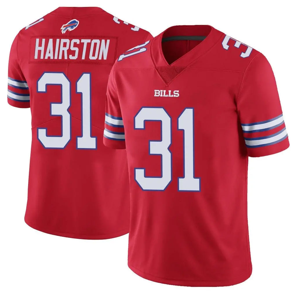 Elroe B.Bills #31 Maxwell Hairston Player Red Vapor Untouchable Limited Home Game Stitched Jerseys