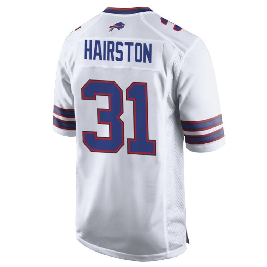Elroe B.Bills #31 Maxwell Hairston Player White Home Game Stitched Jerseys