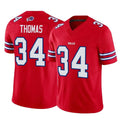 Elroe B.Bills #34 Thurman Thomas Player Red Vapor F.U.S.E. Limited Home Game Stitched Jerseys