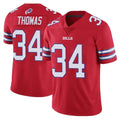 Elroe B.Bills #34 Thurman Thomas Player Red Vapor Untouchable Limited Home Game Stitched Jerseys