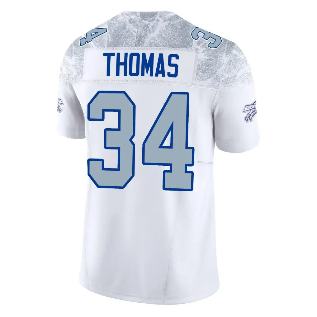 Elroe B.Bills #34 Thurman Thomas Player White Rivalries Collection Vapor Limited Stitched Jerseys