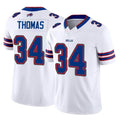 Elroe B.Bills #34 Thurman Thomas Player White Vapor F.U.S.E. Limited Home Game Stitched Jerseys