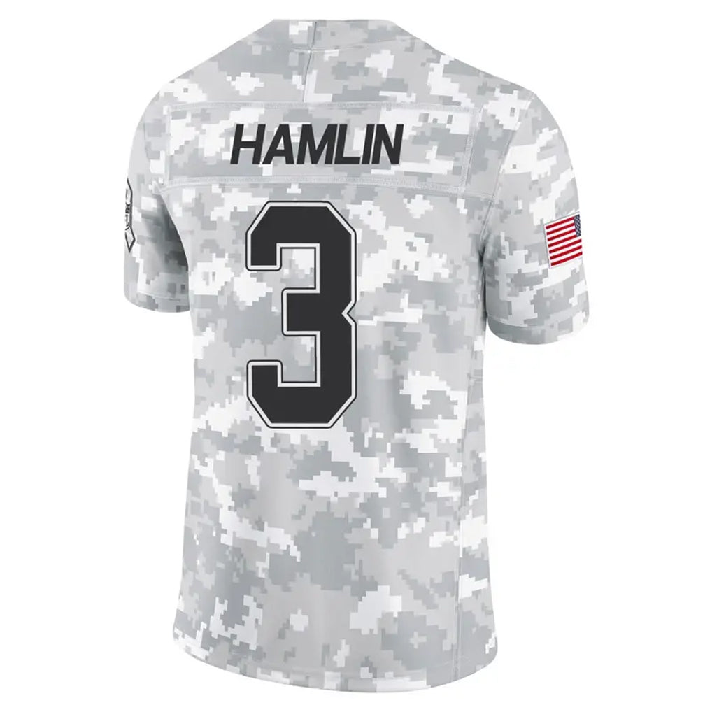 Elroe B.Bills #3 Damar Hamlin Player Arctic Camo Salute to Service Limited Stitched Jerseys