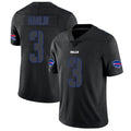 Elroe B.Bills #3 Damar Hamlin Player Black Impact Limited Stitched Jerseys
