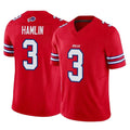 Elroe B.Bills #3 Damar Hamlin Player Red Vapor F.U.S.E. Jersey Limited Home Game Stitched Jerseys