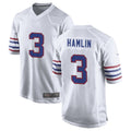 Elroe B.Bills #3 Damar Hamlin Player White Alternate Game Stitched Jerseys