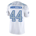 Elroe B.Bills #44 Joe Andreessen Player White Rivalries Collection Vapor Limited Stitched Jerseys