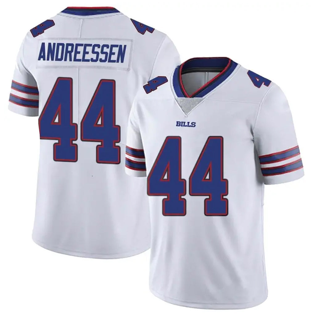 Elroe B.Bills #44 Joe Andreessen Player White Vapor Untouchable Limited Stitched Jerseys