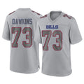 Elroe B.Bills #73 Dion Dawkins Player Gray Fashion Home Game Stitched Jerseys