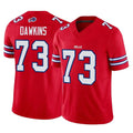 Elroe B.Bills #73 Dion Dawkins Player Red Vapor F.U.S.E. Limited Stitched Jerseys