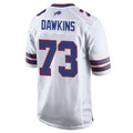 Elroe B.Bills #73 Dion Dawkins Player White Home Game Stitched Jerseys