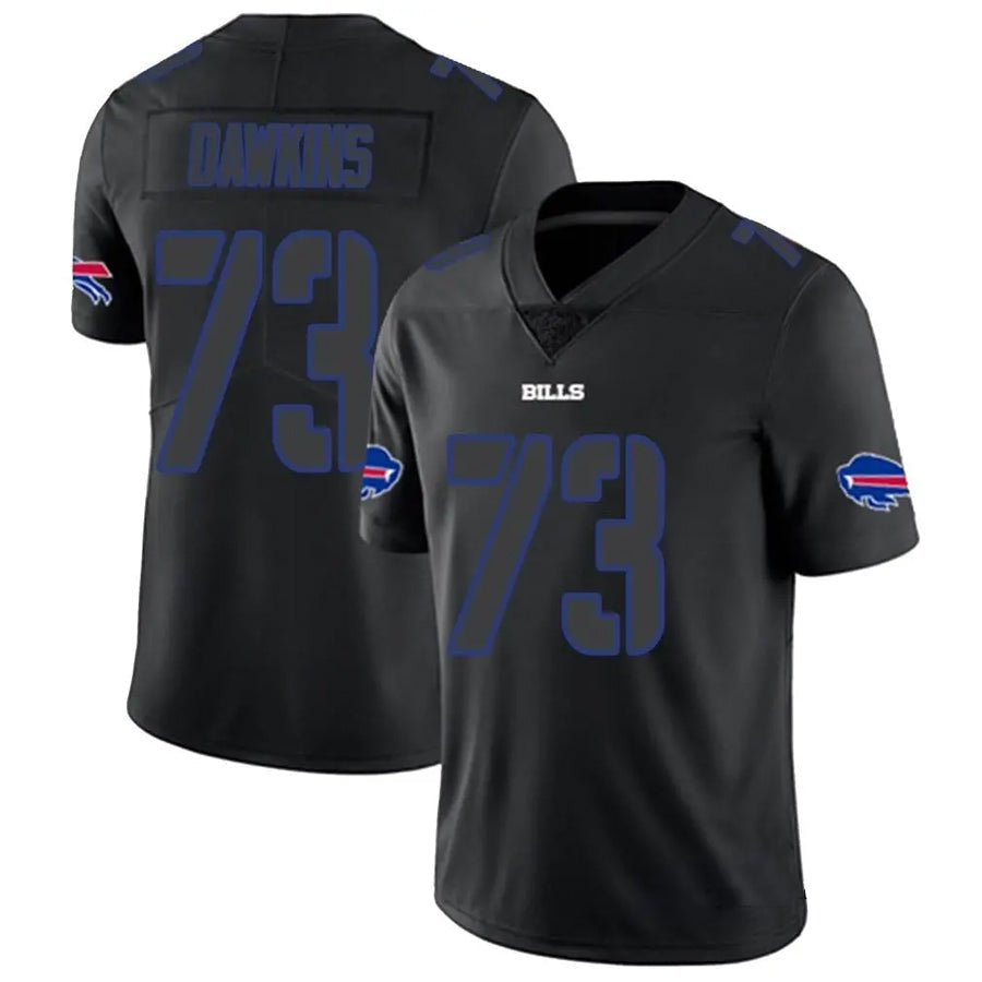 Elroe B.Bills #73 Dion Dawkins Player Black Limited Stitched Jerseys