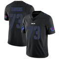 Elroe B.Bills #73 Dion Dawkins Player Black Limited Stitched Jerseys