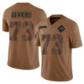 Elroe B.Bills #73 Dion Dawkins Player Brown Salute To Service Limited  Stitched Jerseys