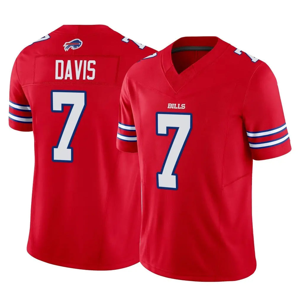 Elroe B.Bills #7 Ray Davis Player Red Vapor F.U.S.E. Limited Stitched Jerseys
