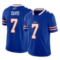 Elroe B.Bills #7 Ray Davis Player Royal Vapor F.U.S.E. Limited Game Stitched Jerseys