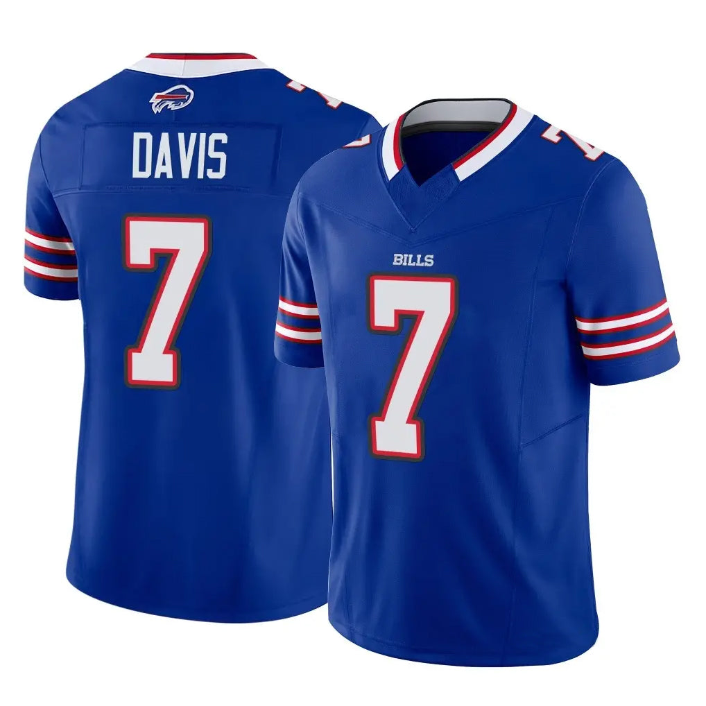 Elroe B.Bills #7 Ray Davis Player Royal Vapor F.U.S.E. Limited Game Stitched Jerseys
