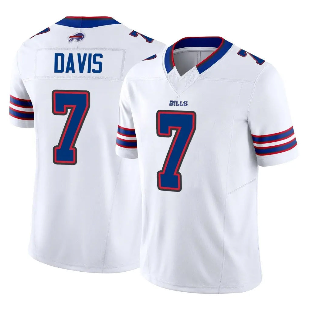 Elroe B.Bills #7 Ray Davis Player White Vapor F.U.S.E. Limited Stitched Jerseys