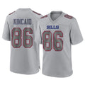 Elroe B.Bills #86 Dalton Kincaid Player Gray Fashion Home Game Stitched Jerseys