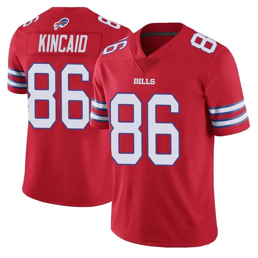 Elroe B.Bills #86 Dalton Kincaid Player Red Vapor F.U.S.E. Limited  Stitched Jerseys
