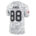 Elroe B.Bills #88 Dawson Knox Player Arctic Camo Salute to Service Limited Stitched Jerseys