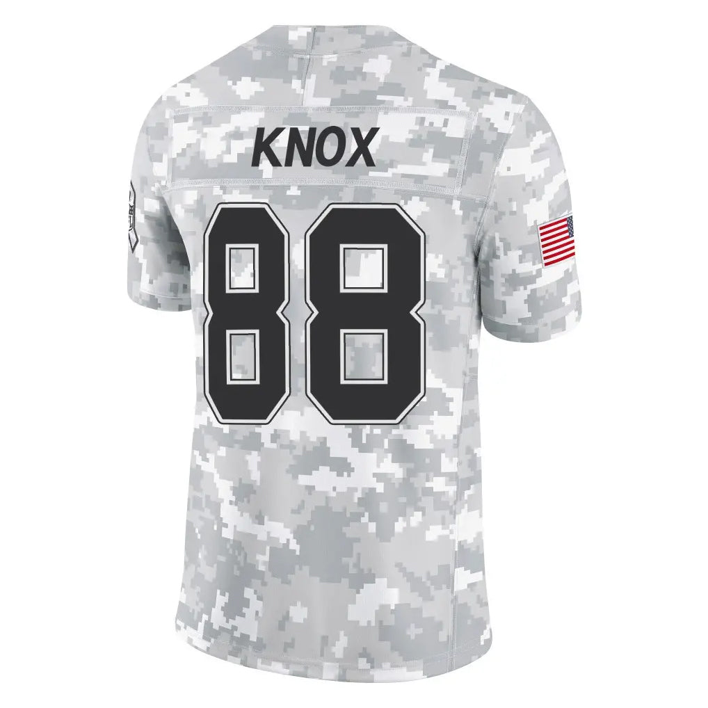 Elroe B.Bills #88 Dawson Knox Player Arctic Camo Salute to Service Limited Stitched Jerseys