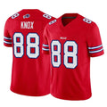 Elroe B.Bills #88 Dawson Knox Player Red Vapor F.U.S.E. Limited Home Game Stitched Jerseys