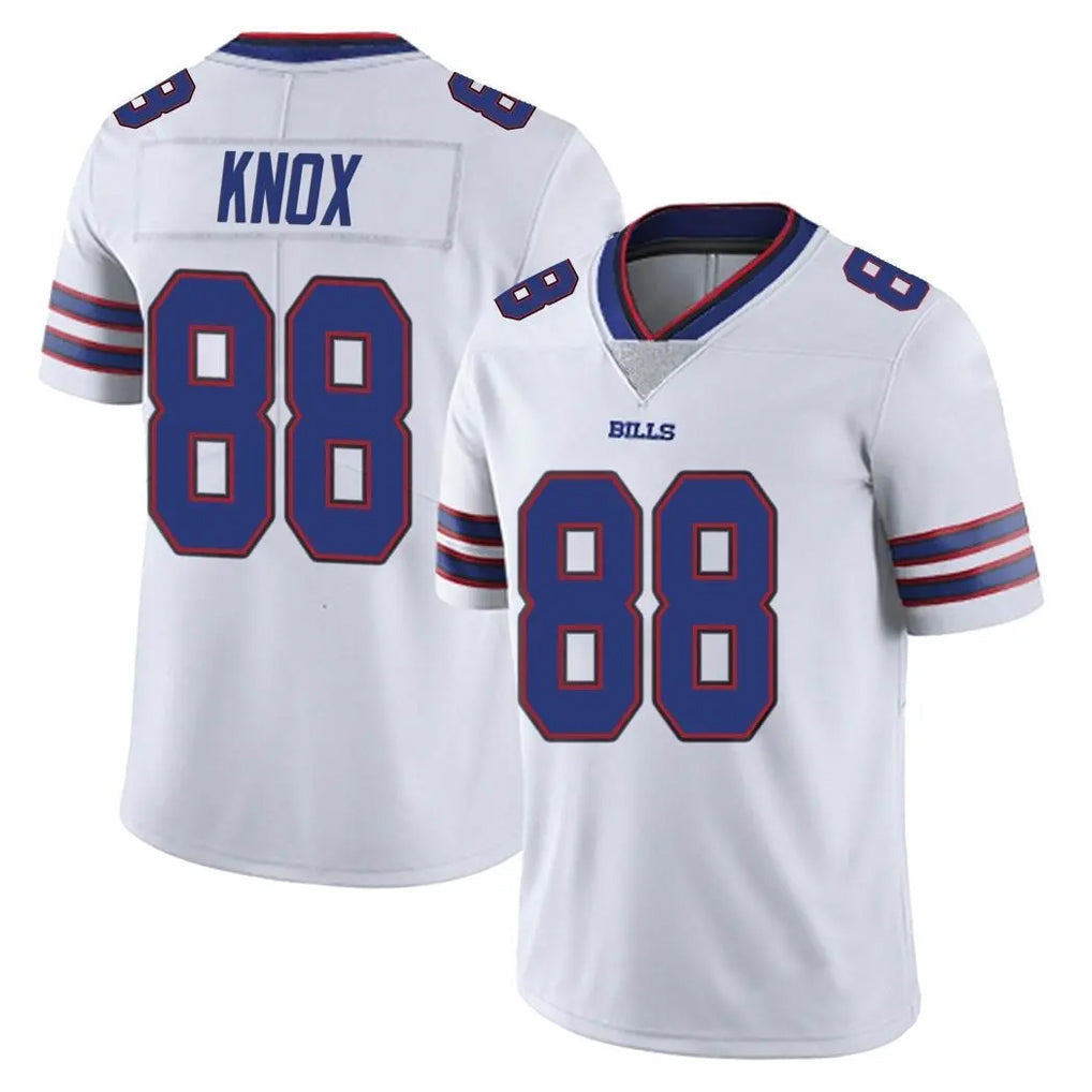 Elroe B.Bills #88 Dawson Knox Player White Vapor Untouchable Limited Stitched Jerseys