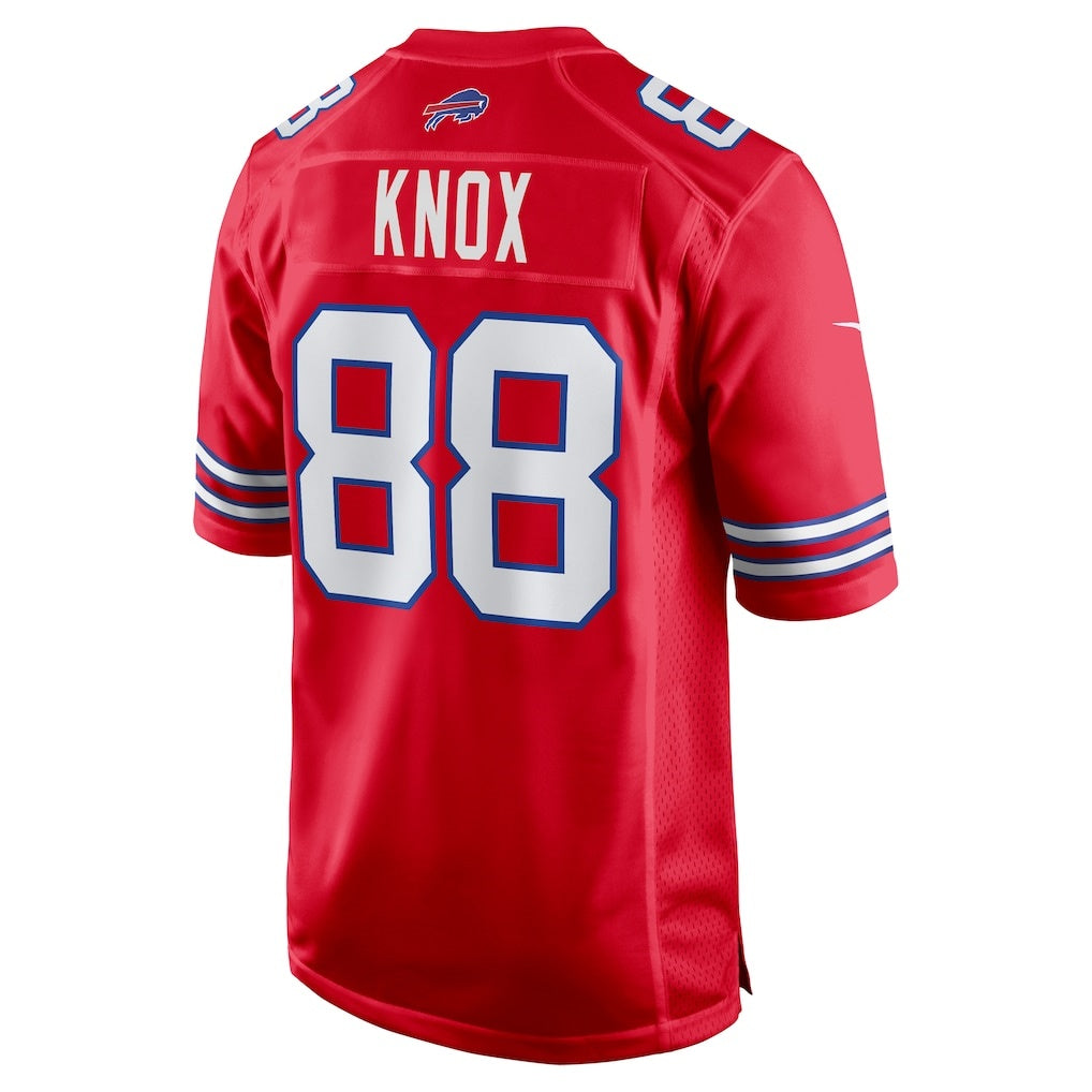 Elroe B.Bills #88 Dawson Knox Red Alternate Game Stitched Jerseys
