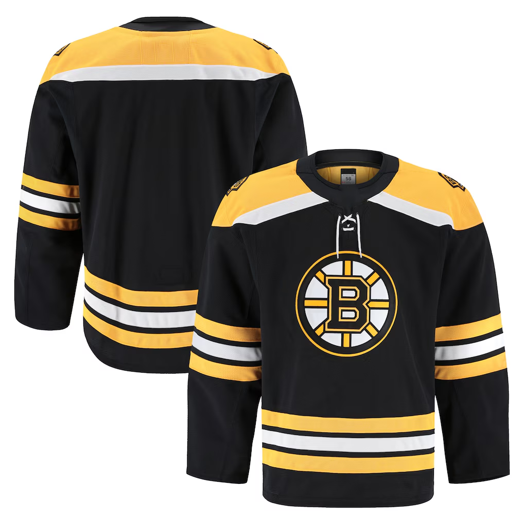 Elroe B.Bruins Black Home Authentic Pro Stitched Jerseys
