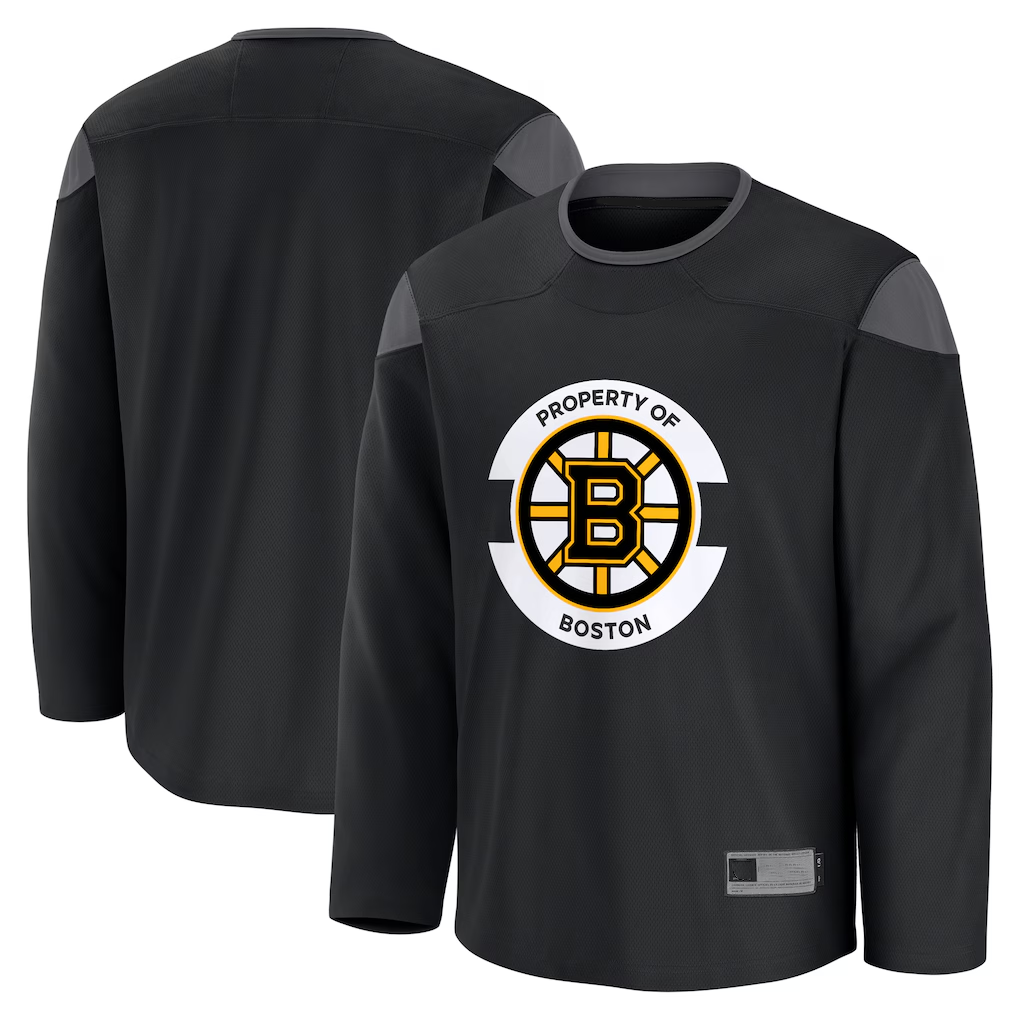 Elroe B.Bruins Black Practice Stitched Jerseys