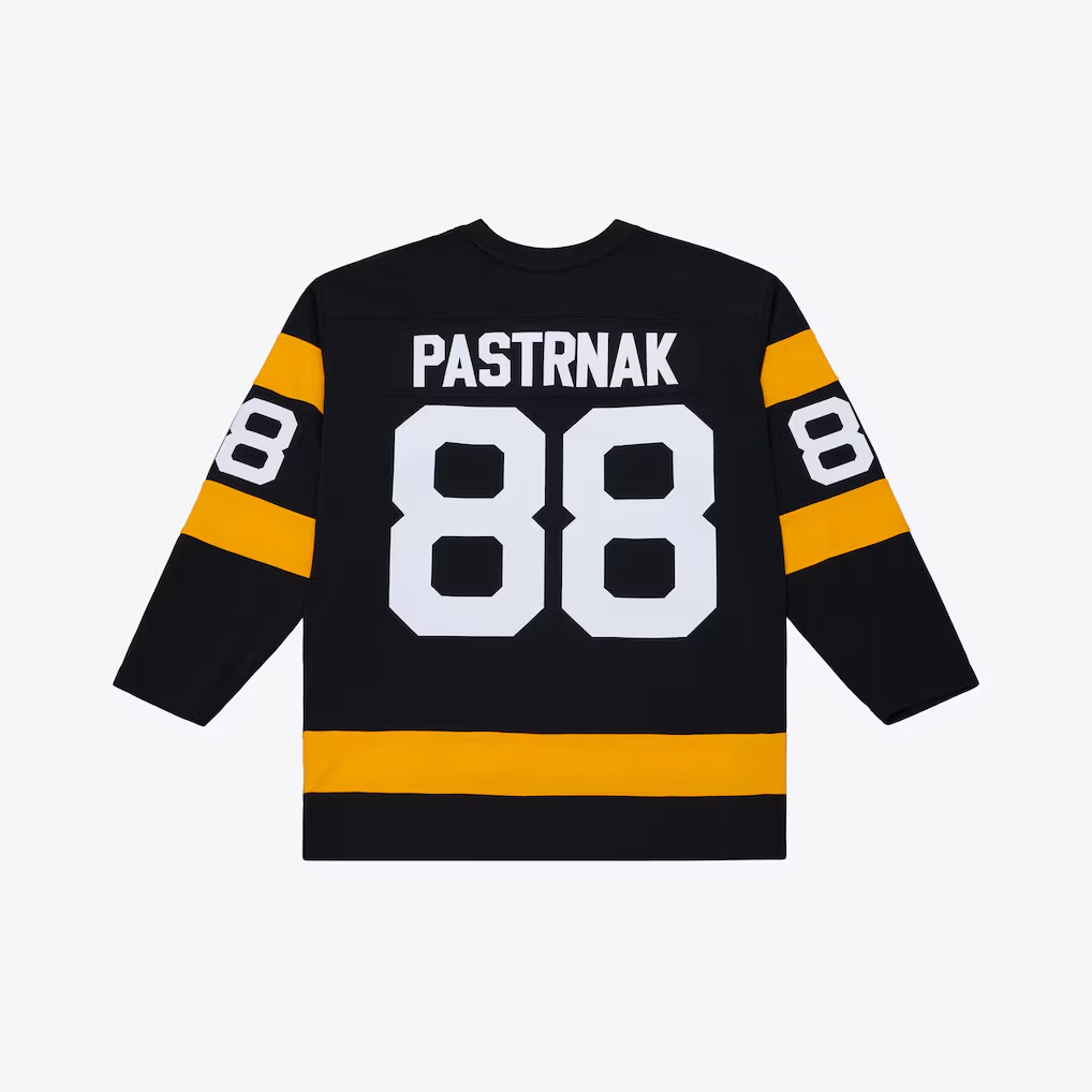 Elroe B.Bruins #88 David Pastrnak Mitchell & Ness Black 2015 Power Play Stitched Jerseys