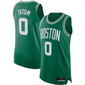 Elroe B.Celtics #0 Jayson Tatum Kelly Green Authentic Jerseys - Icon Edition