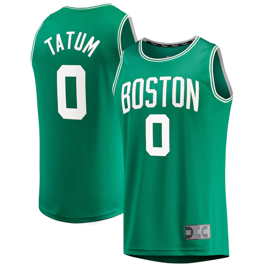 Elroe B.Celtics #0 Jayson Tatum  Kelly Green Big & Tall Fast Break Player Jerseys - Icon Edition