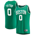 Elroe B.Celtics #0 Jayson Tatum  Kelly Green Fast Break Replica Jerseys - Icon Edition