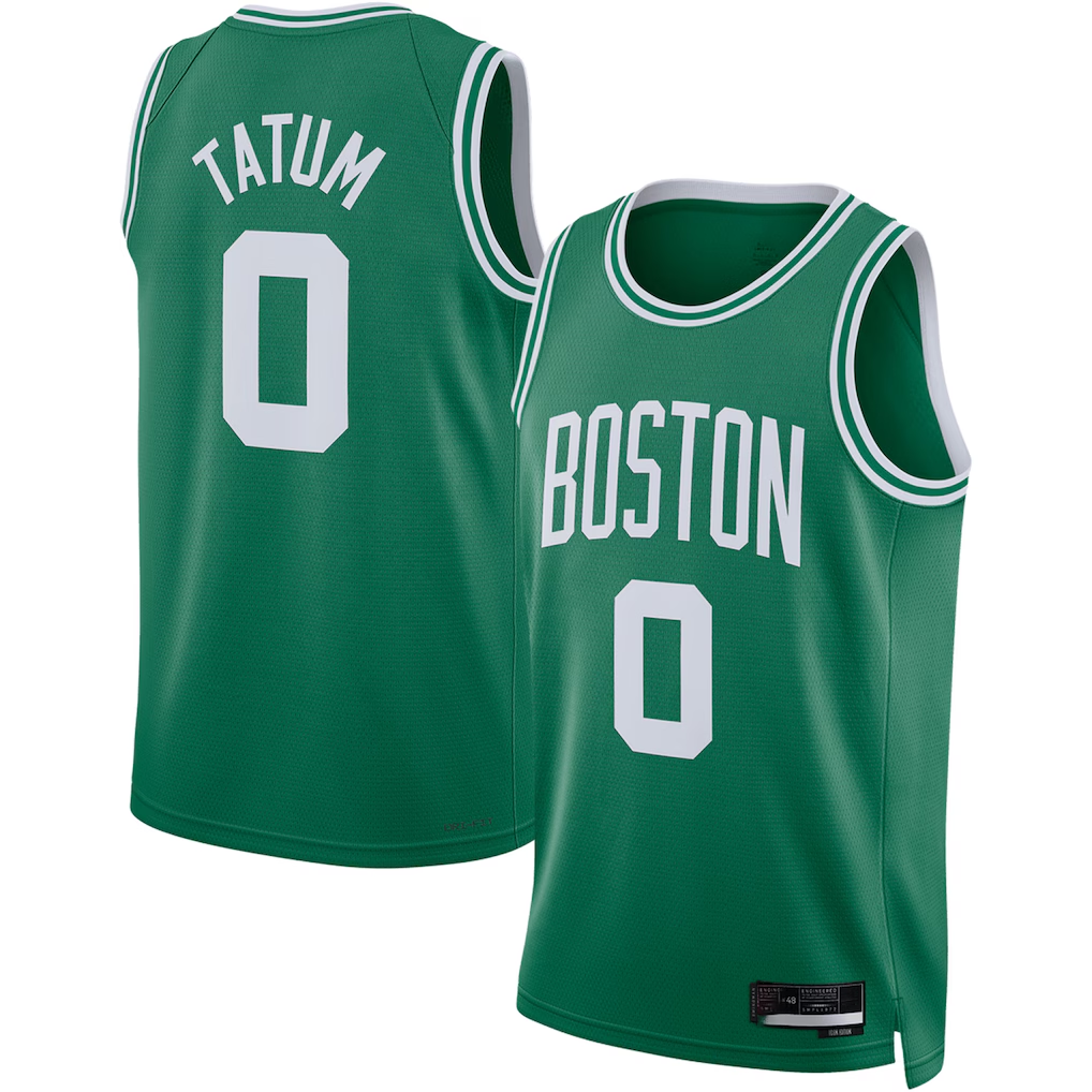 Elroe B.Celtics #0 Jayson Tatum Kelly Green Swingman Jerseys - Icon Edition