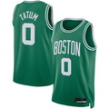 Elroe B.Celtics #0 Jayson Tatum Kelly Green Swingman Jerseys - Icon Edition