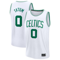 Elroe B.Celtics #0 Jayson Tatum White Fast Break Replica Player Jerseys - Association Edition