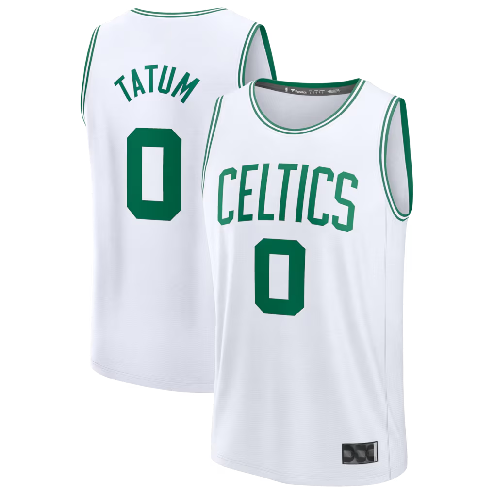 Elroe B.Celtics #0 Jayson Tatum White Fast Break Replica Player Jerseys - Association Edition
