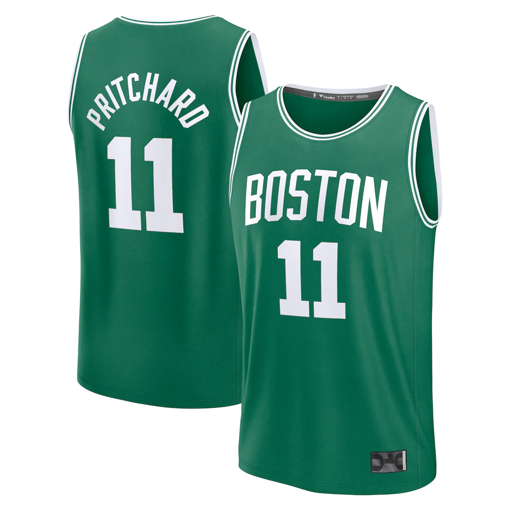Elroe B.Celtics #11 Payton Pritchard Kelly Green Fast Break Replica Player Jerseys - Icon Edition