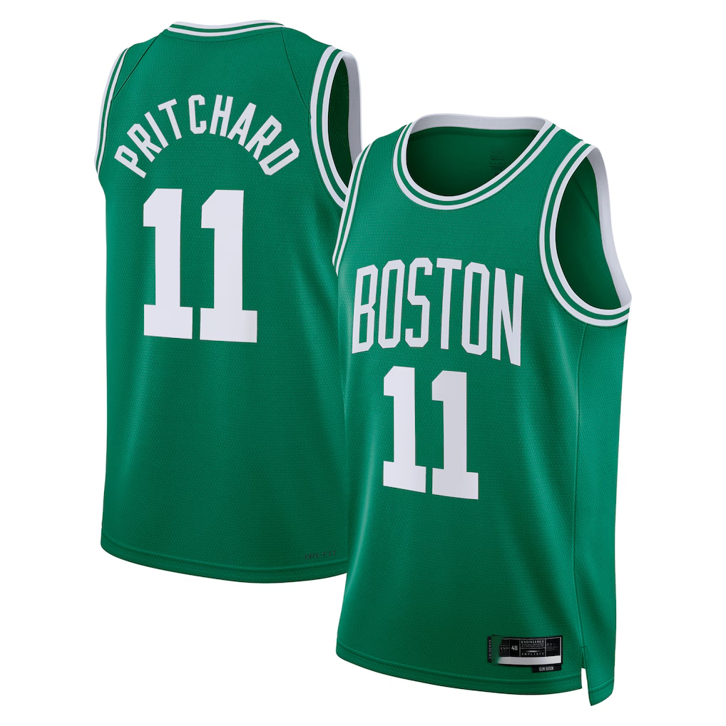 Elroe B.Celtics #11 Payton Pritchard Kelly Green Swingman Jerseys - Icon Edition