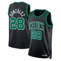 Elroe B.Celtics #28 Hugo Gonz¨¢lez Black Swingman Jerseys - Statement Edition