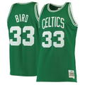 Elroe B.Celtics #33 Larry Bird Mitchell & Ness Kelly Green Hardwood Classics Swingman Jerseys