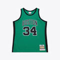 Elroe B.Celtics #34 Paul Pierce Mitchell & Ness Kelly Green 2007-08 Hardwood Classics Authentic Jerseys