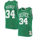 Elroe B.Celtics #34 Paul Pierce Mitchell & Ness Kelly Green Hardwood Classics Swingman Jerseys