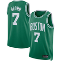 Elroe B.Celtics #7 Jaylen Brown Kelly Green Swingman Jerseys - Icon Edition